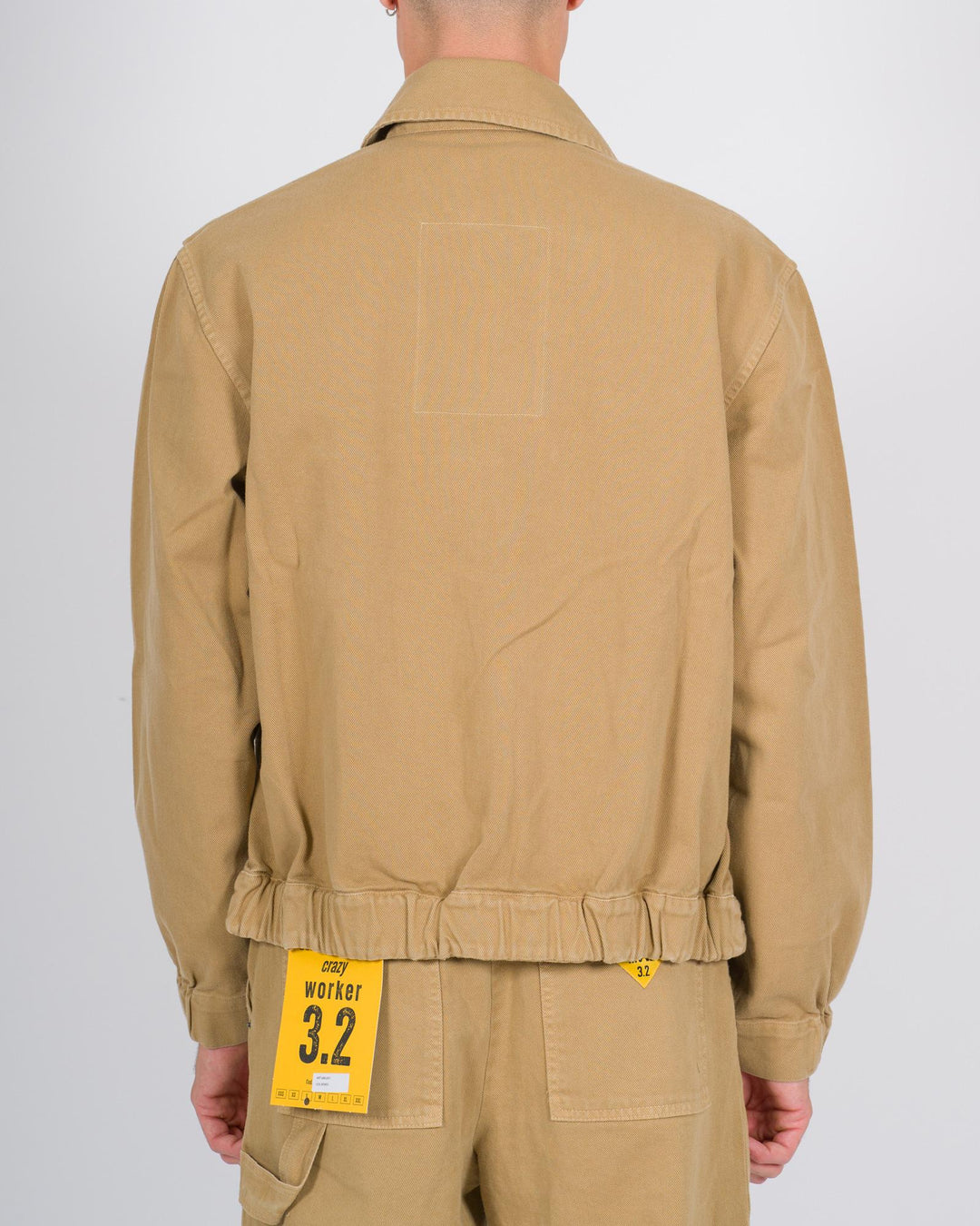 Giubbotto worker cotone beige 