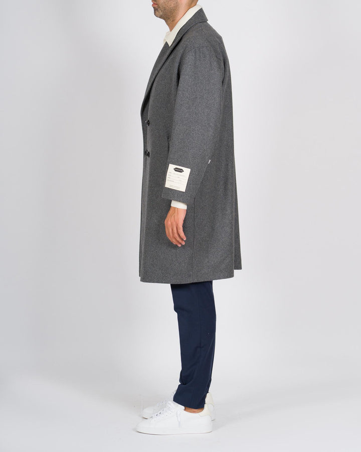 Cappotto over doppiopetto grigio 