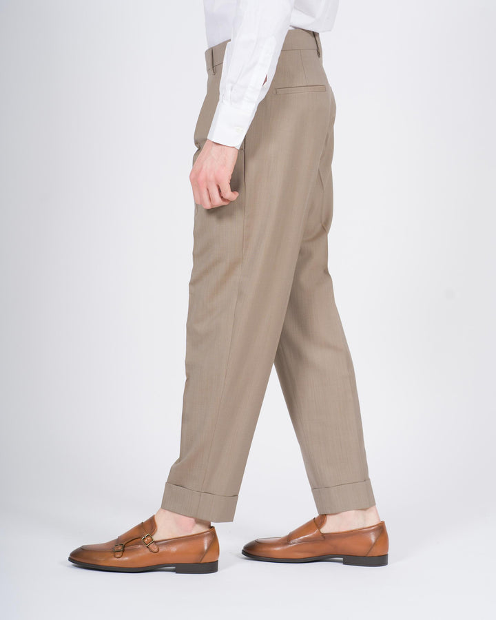 Pantalone Chiaia Lana Four Season Tortora 