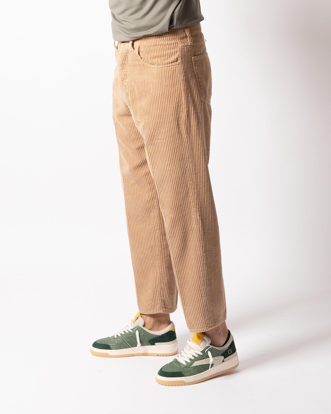 Pantalone Osaka Velluto Beige 