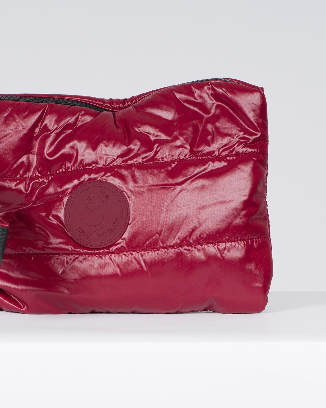 Pouch trapuntata Cocos bordeaux<BR/> 