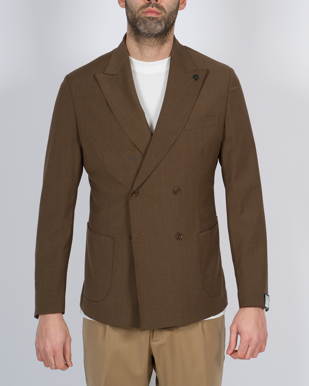 Blazer doppio petto marrone 