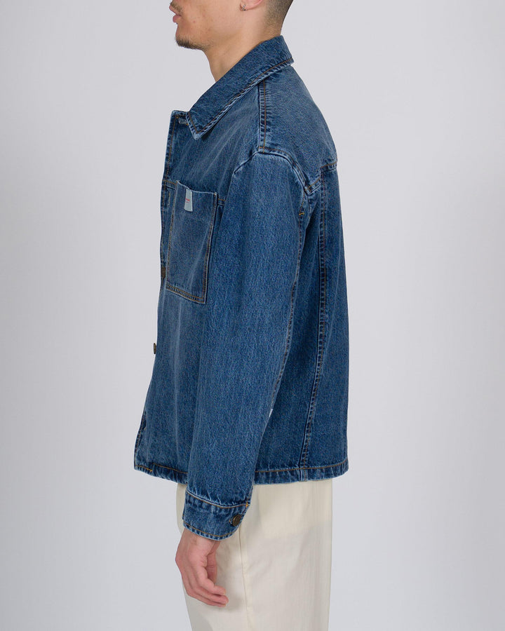 Giubbotto Uomo New York Resident in Denim 