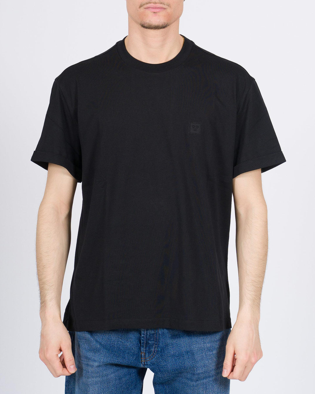 T-shirt Barcellona nera mezza manica 