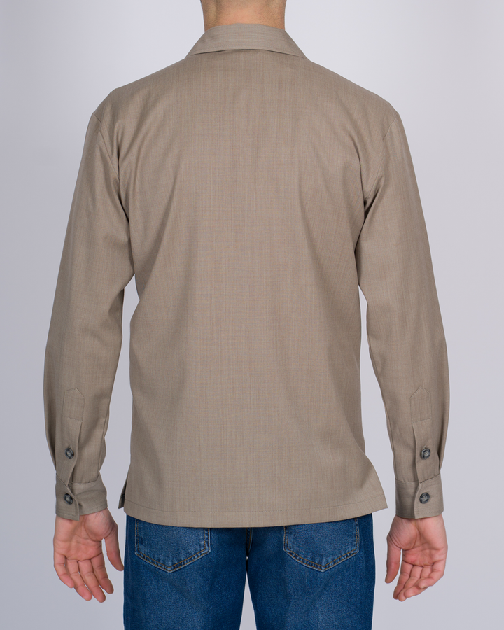 OVERSHIRT TASCONI FANGO 