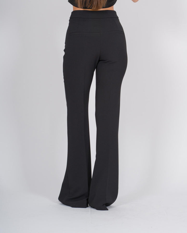 pantalone cropped nero 