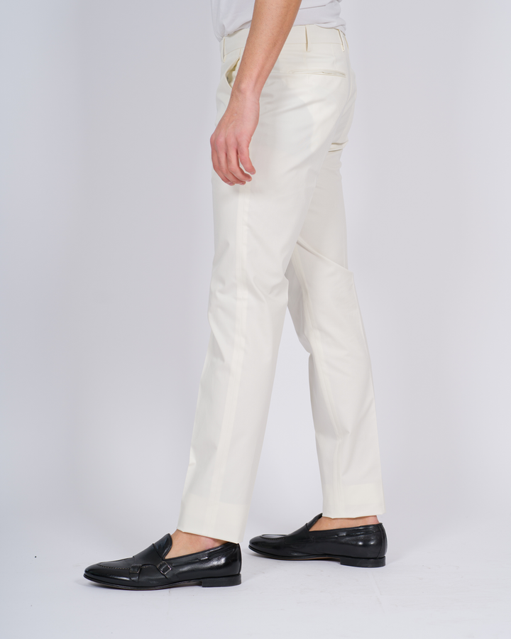 PANTALONE MORELLO COTONE BIANCO 