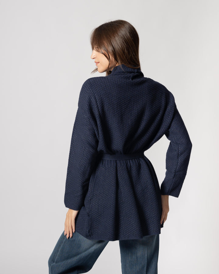 Giacca cintura Blu 