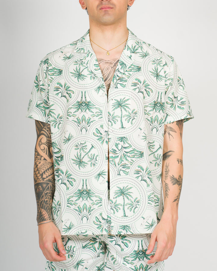 Camicia bowling stampata PRINT L<BR/> 