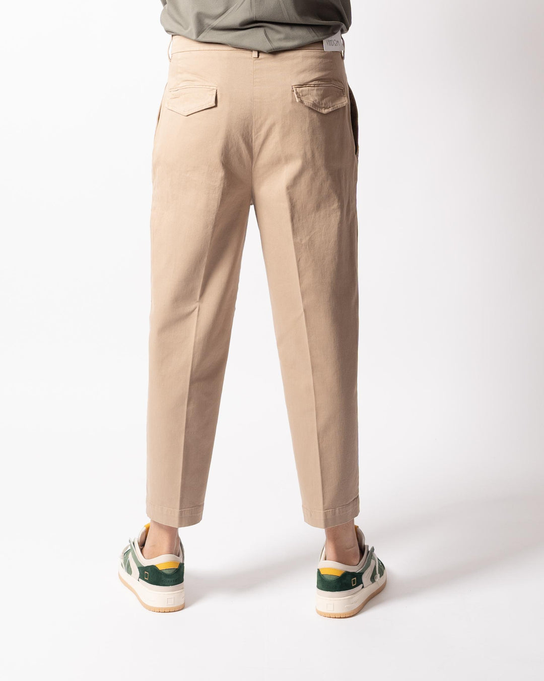 Pantalone Luca Doppia Pence Beige 