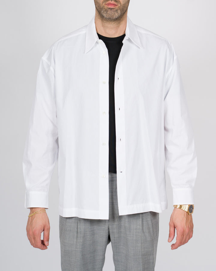 Camicia over bianca 
