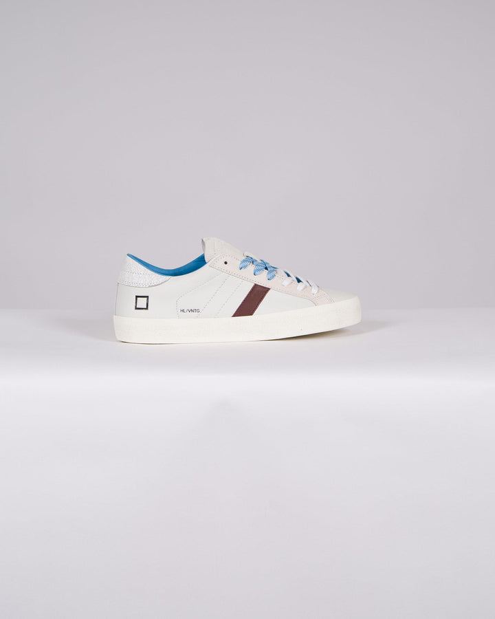 HILL LOW VINTAGE CALF WHITE-TURQUOISE<BR/> 
