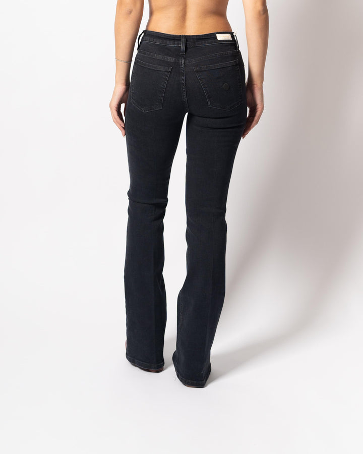 JEANS ZAMPA BREDA NERO 