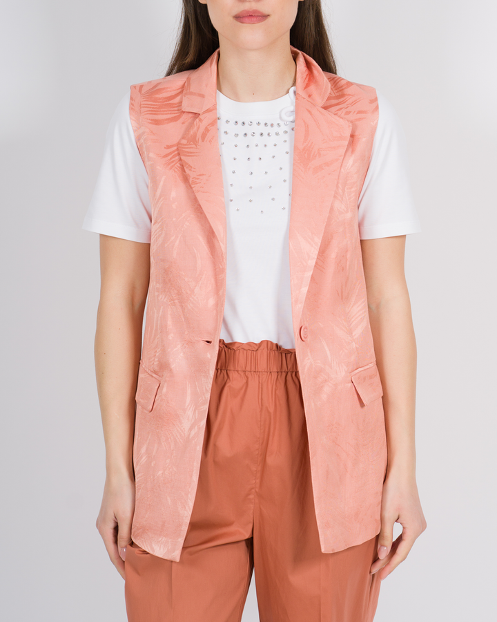 Smanicato con revers rosa 