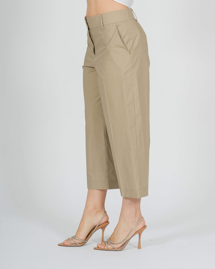 Pantalone cropped beige Meimeij 