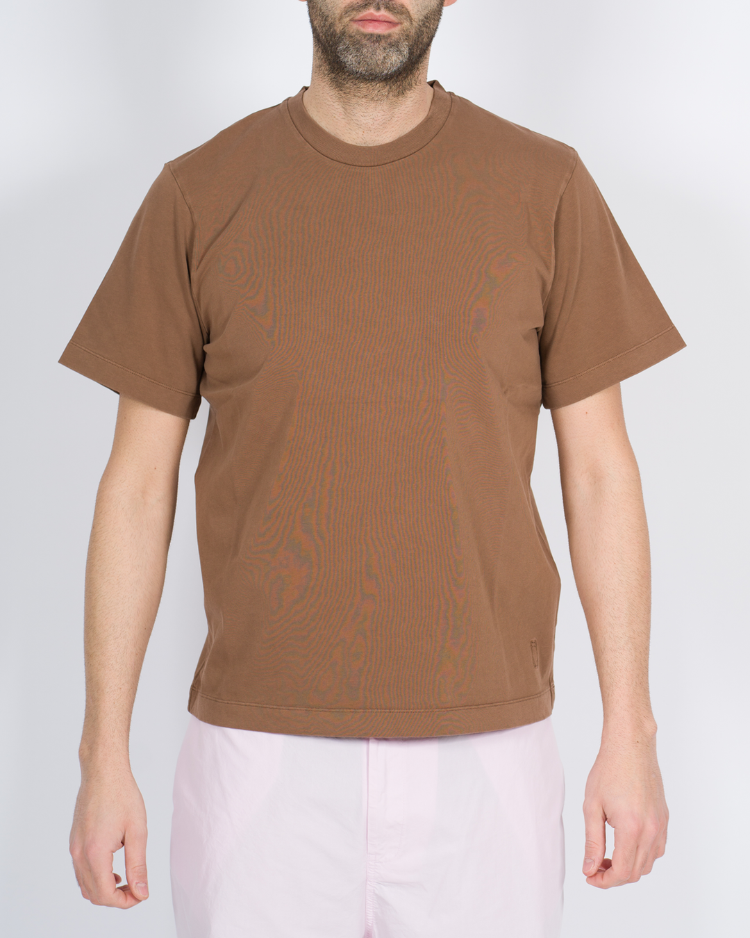 T-shirt over cotone tabacco 