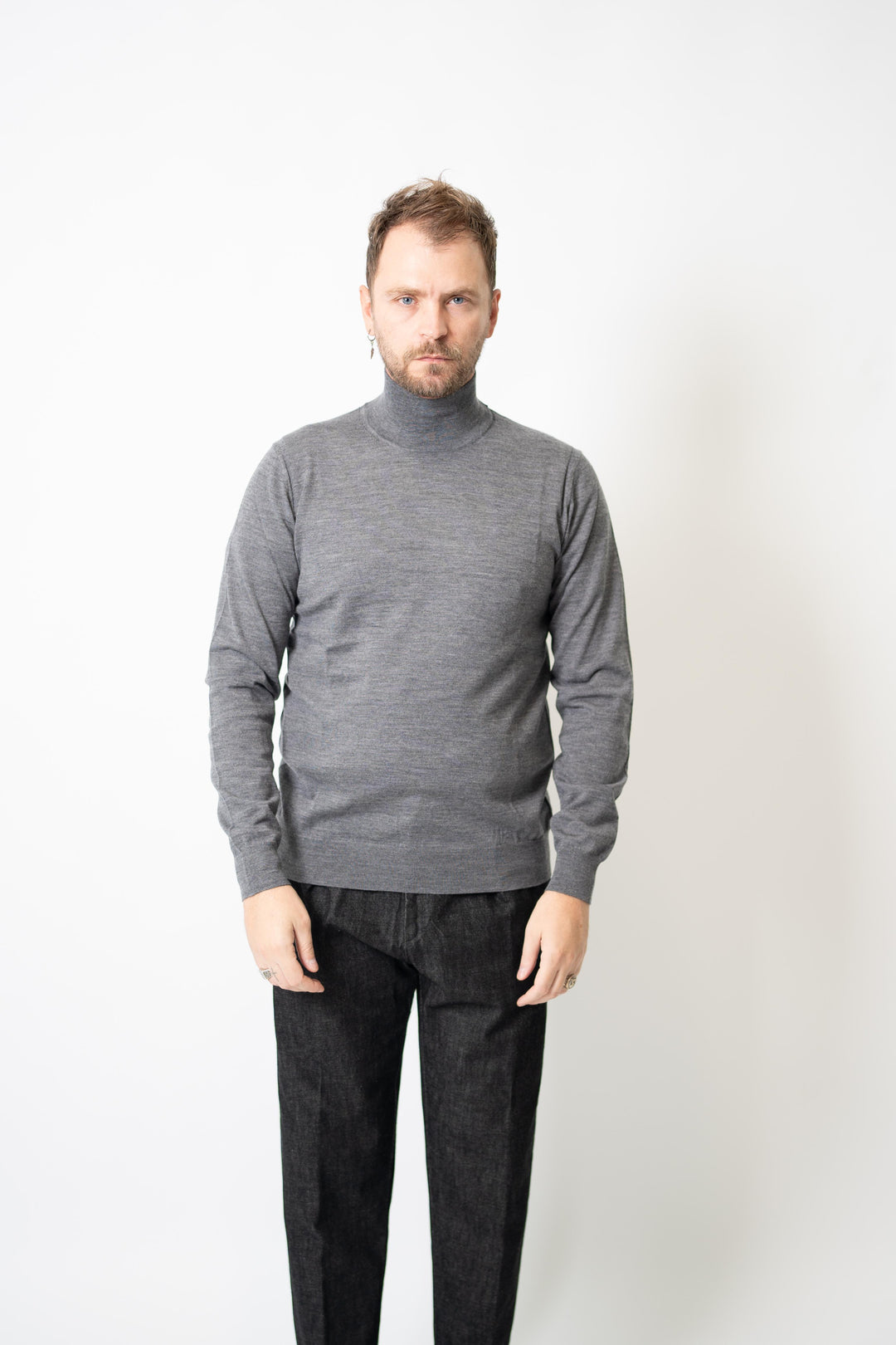 Maglia Lupetto Grigio 
