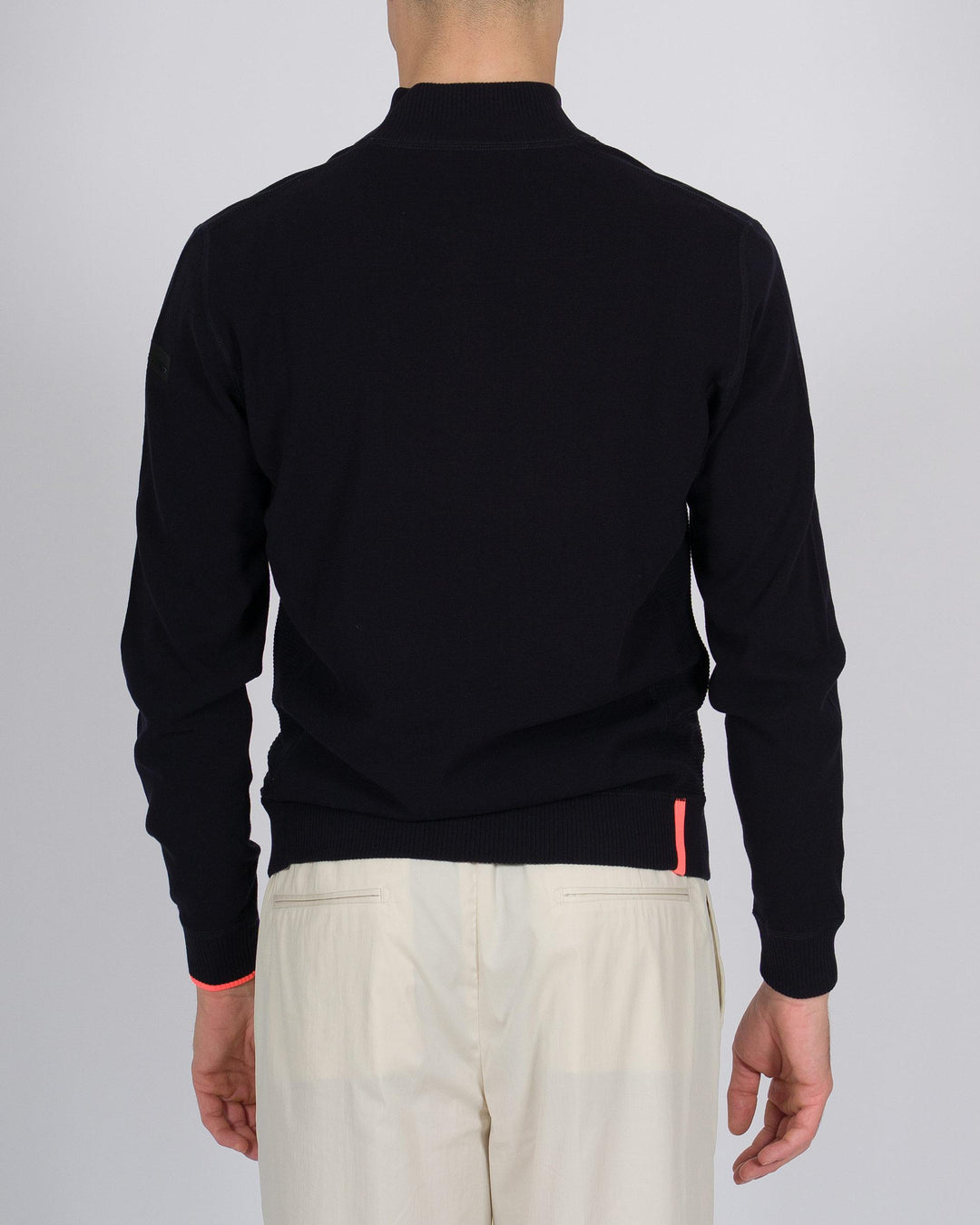 Fleece Full Zip Knit blu 