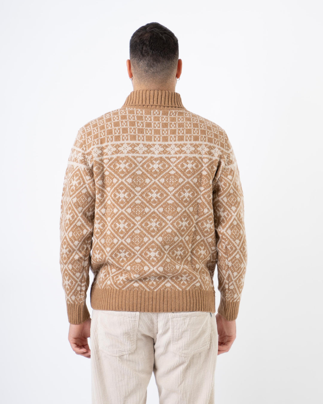 Polo Jacquard Beige 