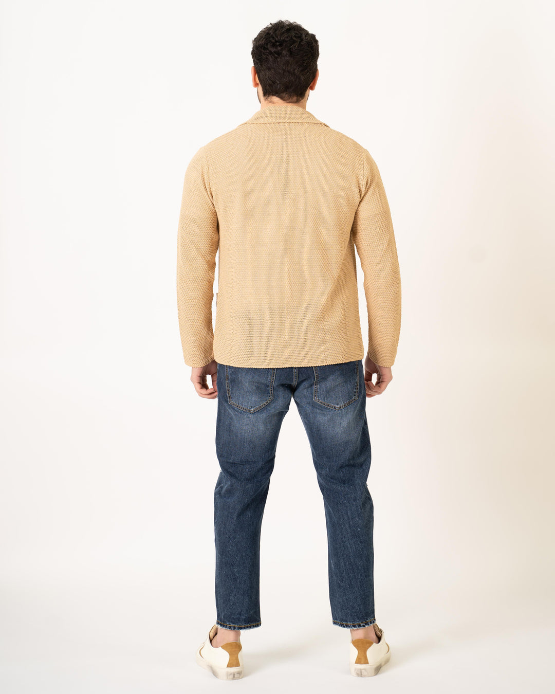 Giacca Maglia Beige 