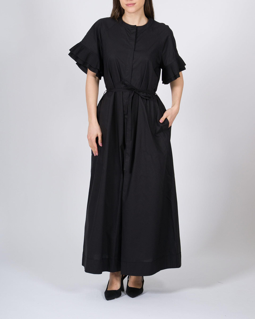 Abito Chemisier Nero Meimeij 