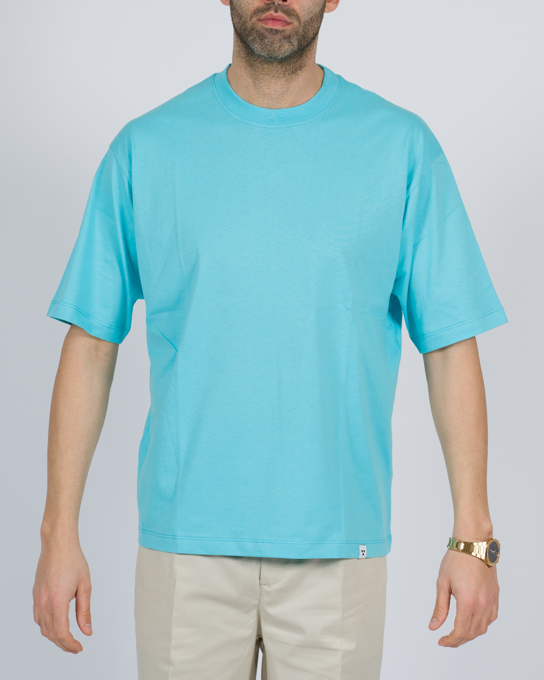 T-shirt Firenze Over azzurra 
