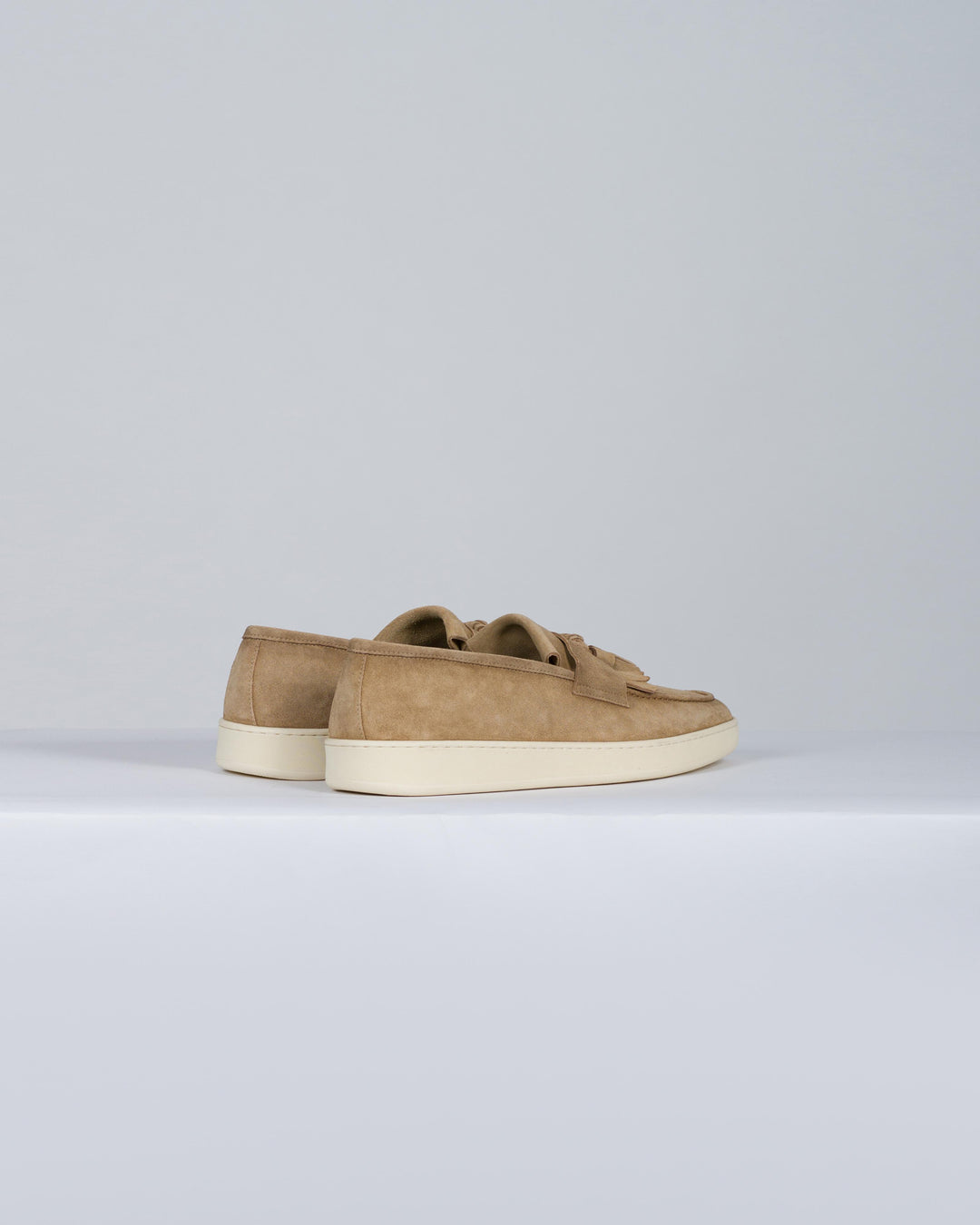 Mocassino camoscio beige 