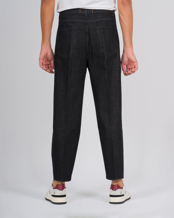 Jeans Osaka in denim nero lavaggio zero 