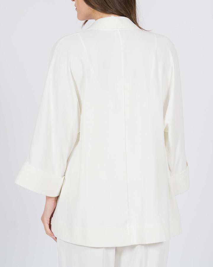 Blazer Oversize senza Bottoni off white 