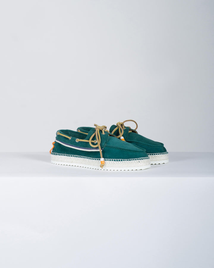 Nautico Cruz Suede verde 