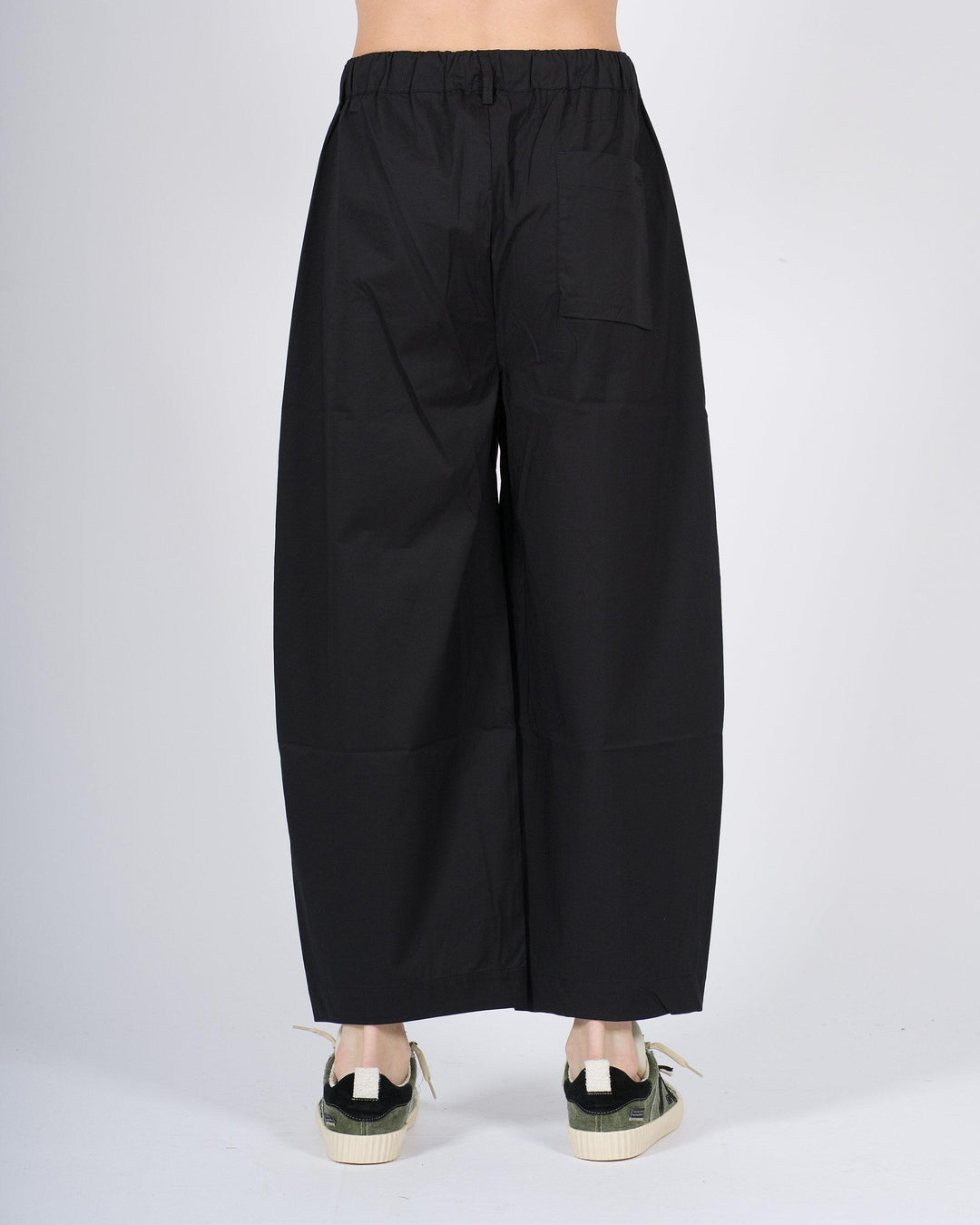 Pantalone Uomo Largo in Cotone Parastretch nero 