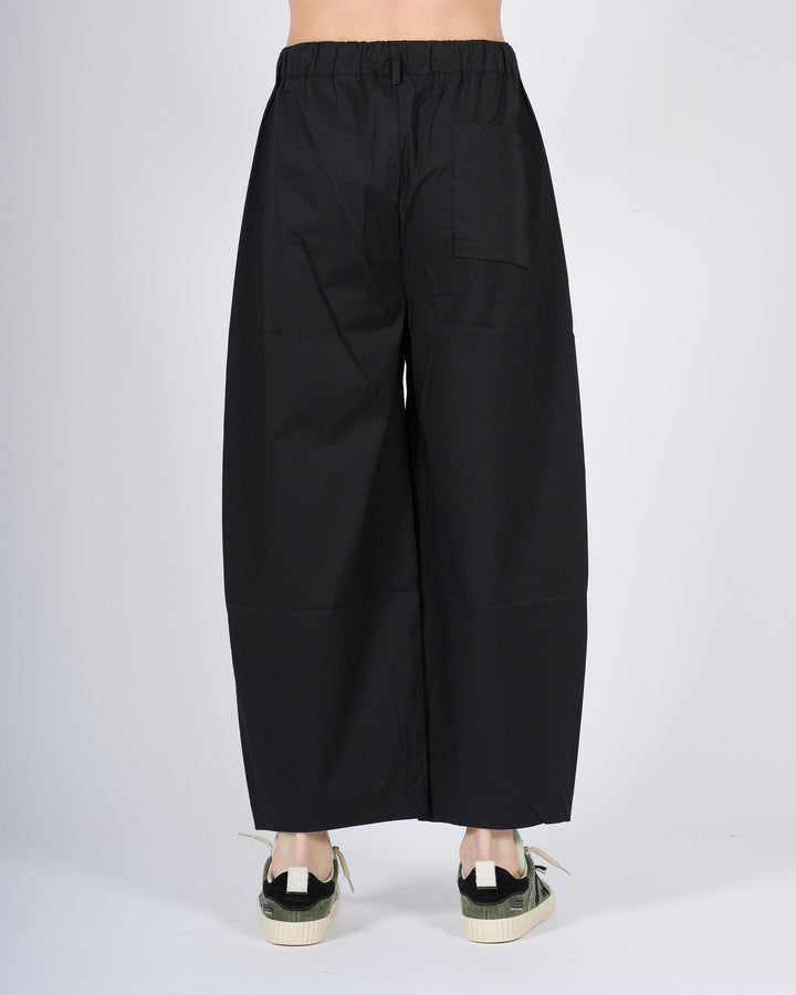 Pantalone Uomo Largo in Cotone Parastretch nero 