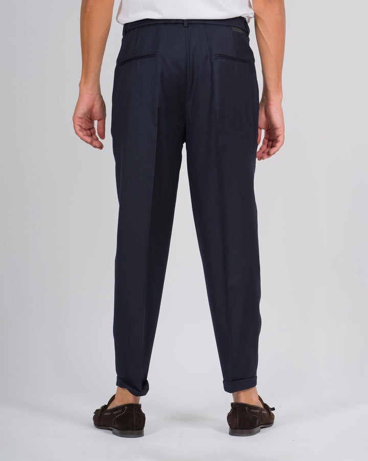 Pantalone Otaru lana blu 