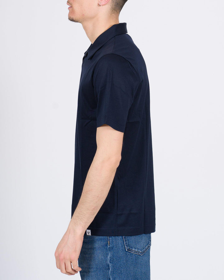 Polo Skipper Uomo Blu in Cotone Premium 