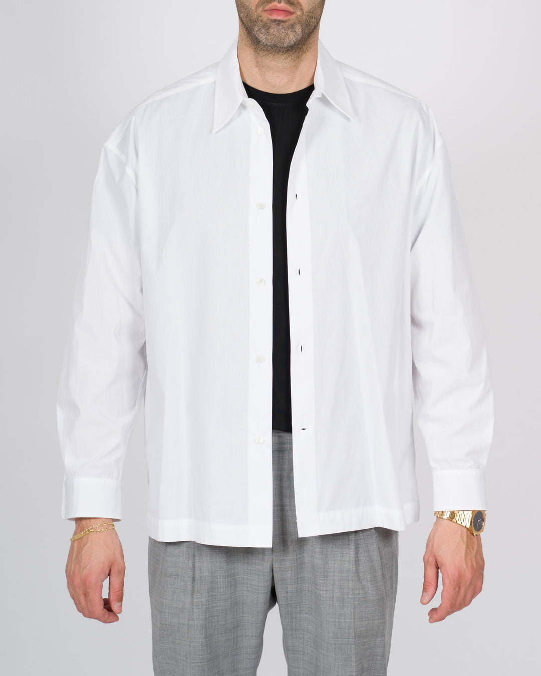 Camicia over bianca 
