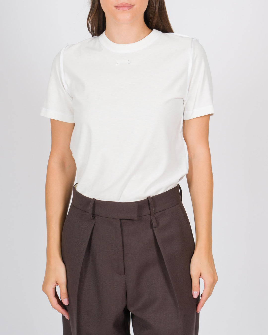 T-shirt in Cotone Bianco 