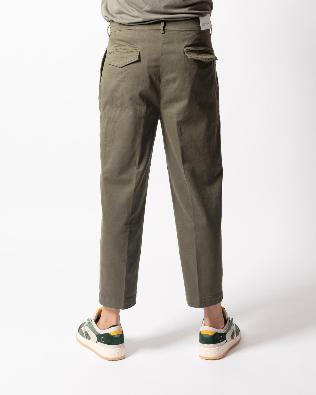 Pantalone Luca Doppia Pence Verde 
