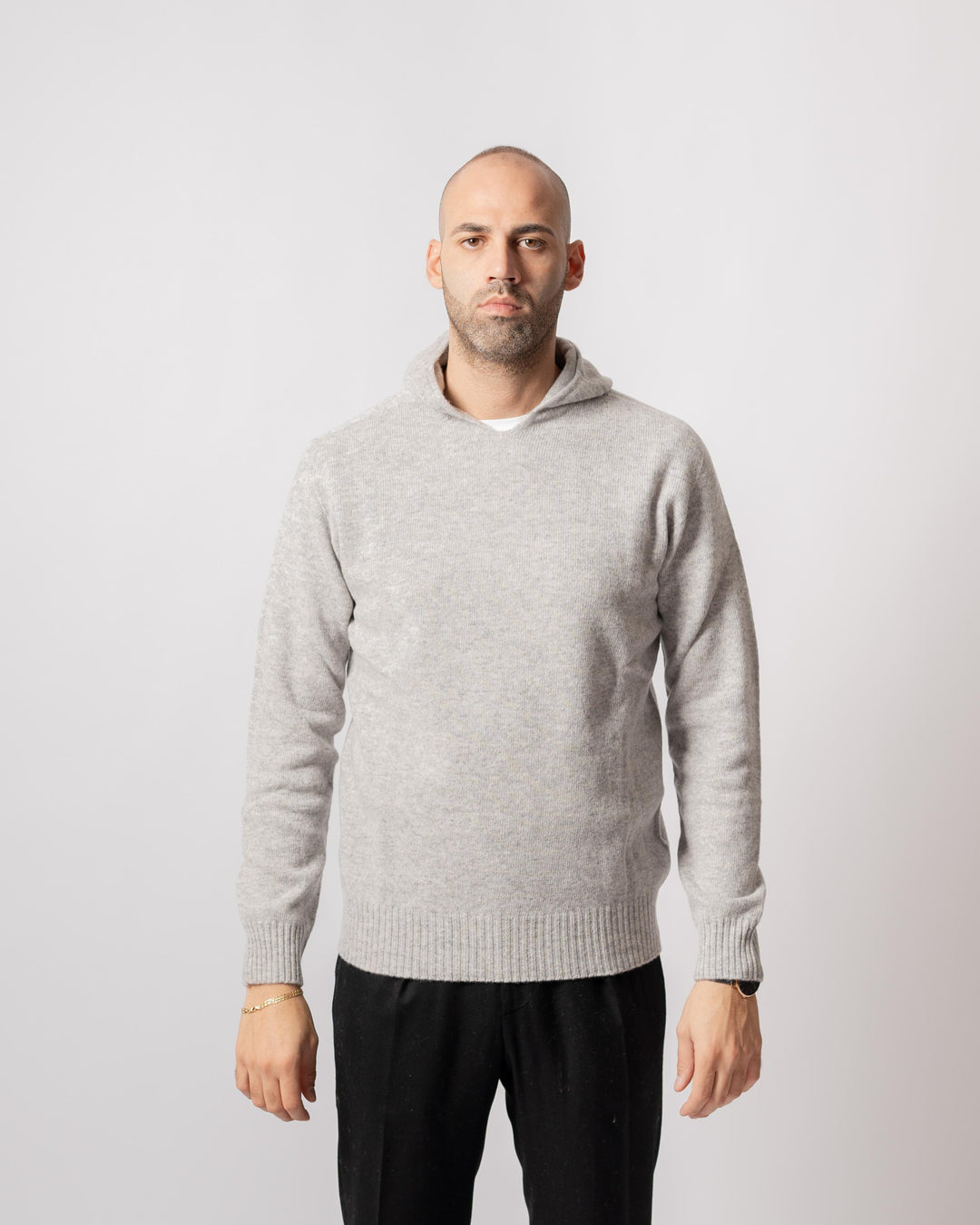 Felpa Cappuccio grigio 