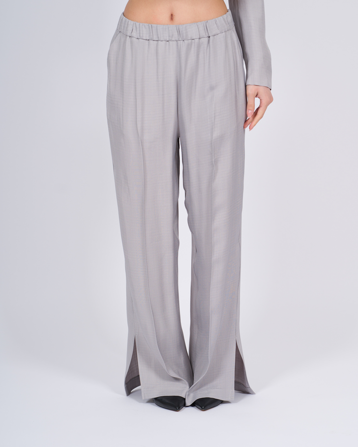 Pantalone ghiaccio con spacchi 