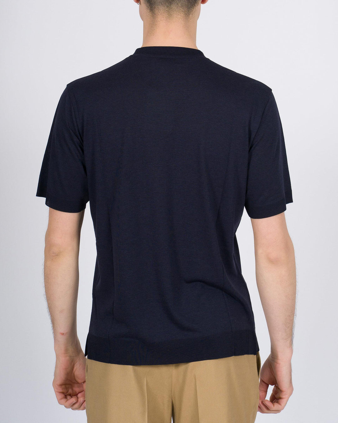 T-shirt Altea in lyocell blu 