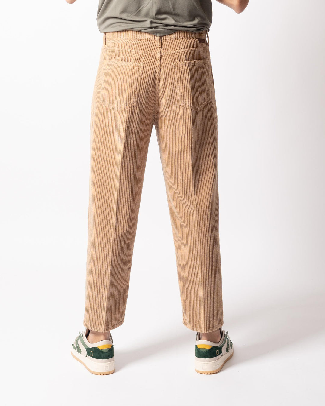 Pantalone Osaka Velluto Beige 