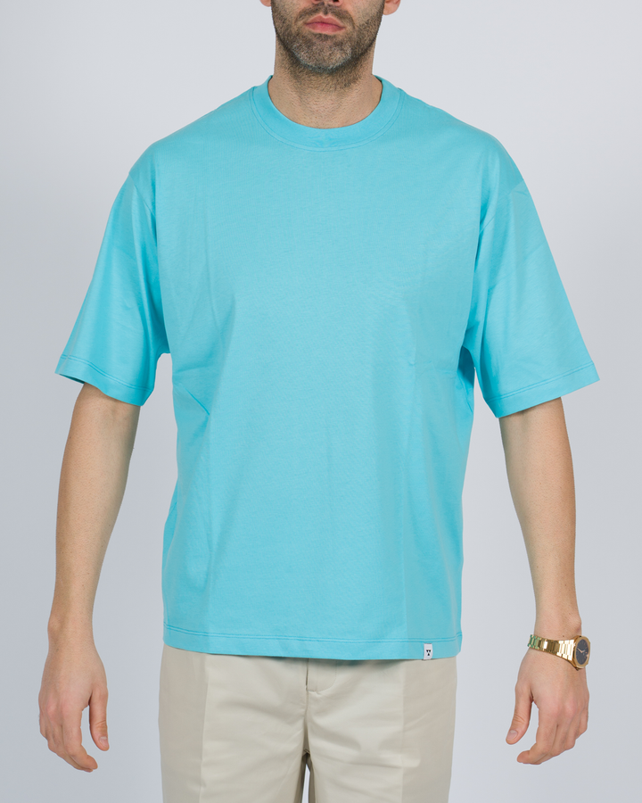 T-shirt Firenze Over azzurra 