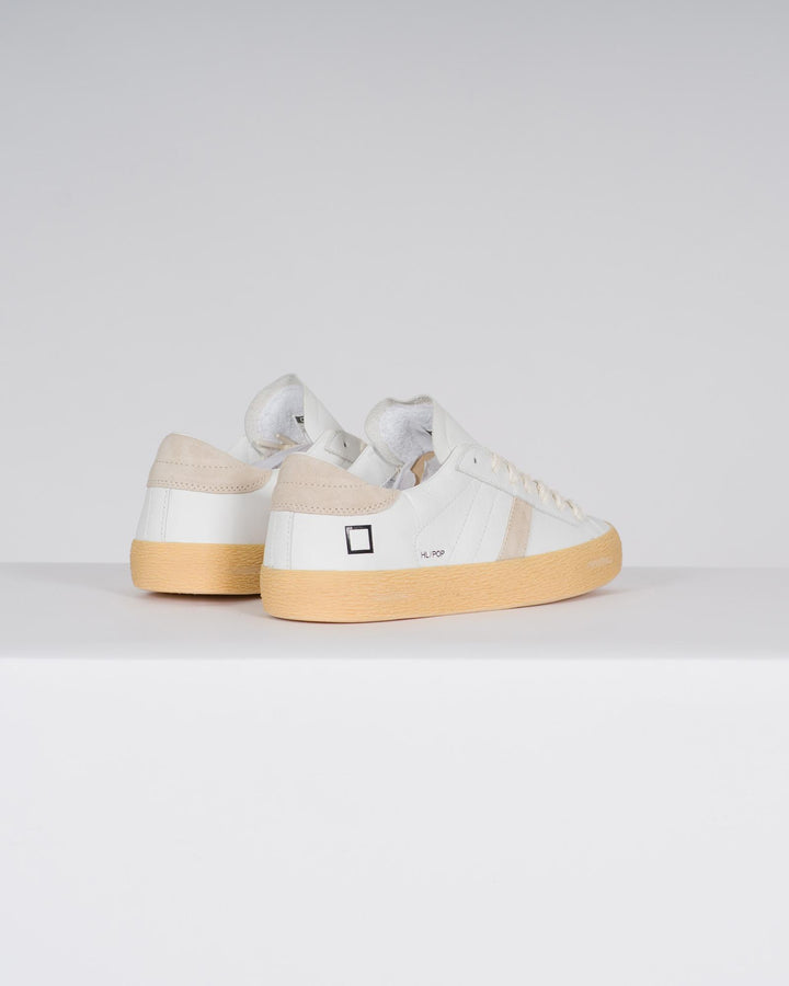 HILL LOW CALF WHITE-BEIGE<BR/> 