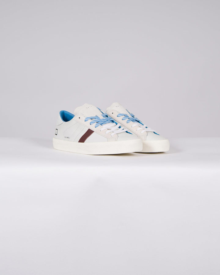 HILL LOW VINTAGE CALF WHITE-TURQUOISE<BR/> 