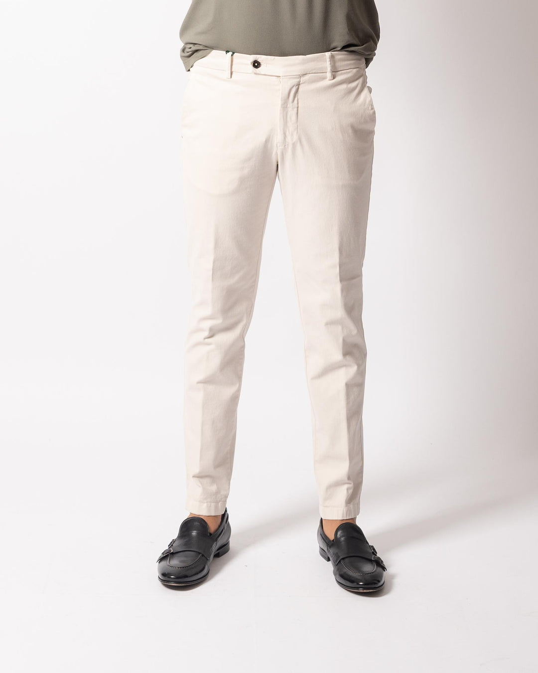 Pantalone Morello Gabardine Panna 