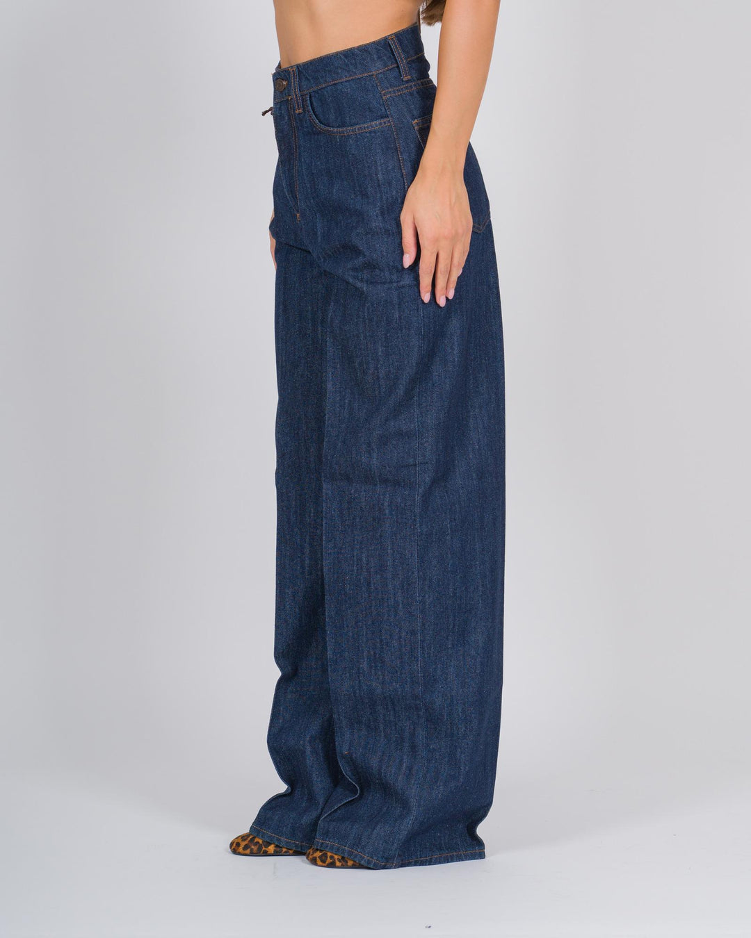 Jeans Tulum a vita alta lavaggio zero 