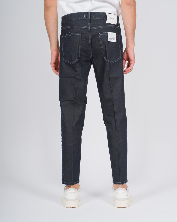 Jeans "Ciro" in denim nero 
