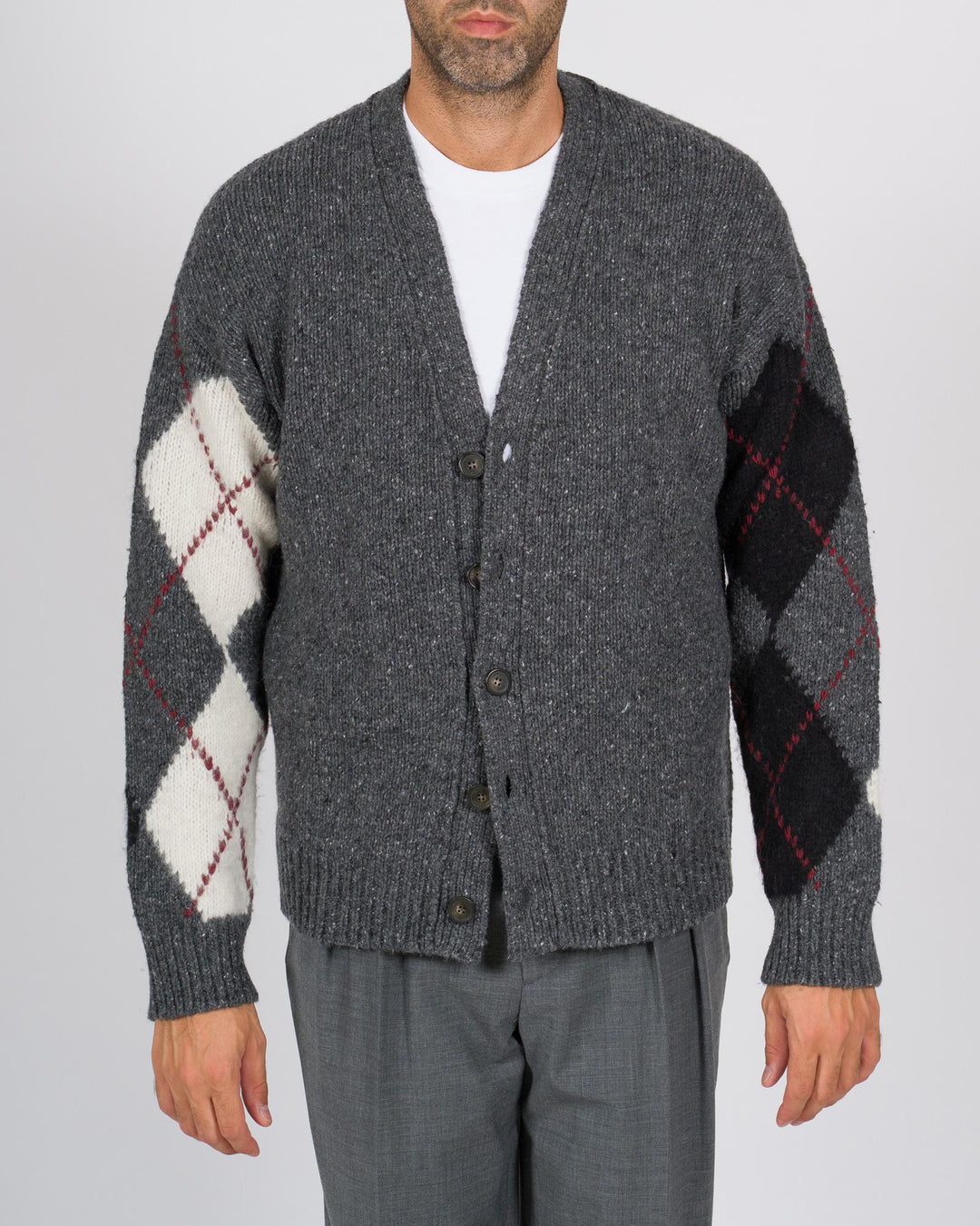 Cardigan lavorazione a rombi antra 