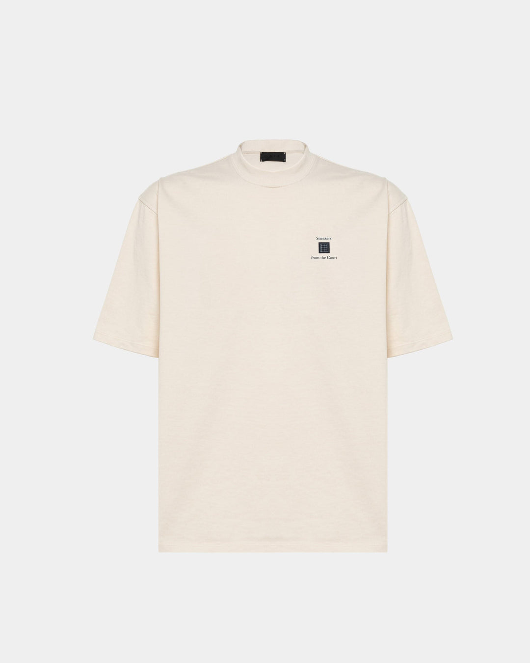 T-shirt Panna Con stampa Scritta 