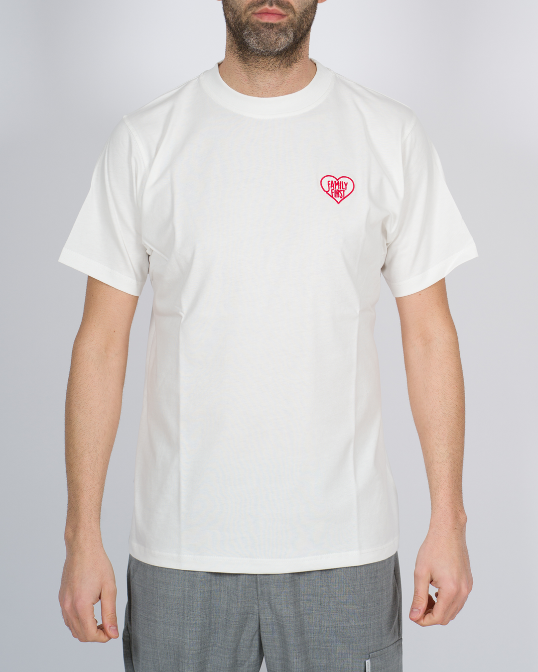 T-shirt cuore bianca 